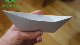 Step by step origami for beginners Boat [upl. by Publea]