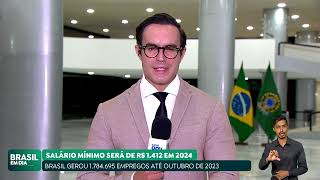 VALOR DO SALÁRIO MÍNIMO PREVISTO PARA 2024 É DE R 1412 ANUNCIA LUIZ MARINHO [upl. by Ahsiak]