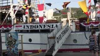 Kapal Republik Indonesia KRI Dewaruci di St Johns NL Kanada [upl. by Littell]