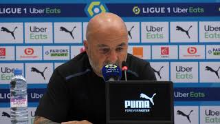 La réaction de SAMPAOLI  il reconnaît la supériorité des Lensois malgré la déception de la défaite [upl. by Gneh]