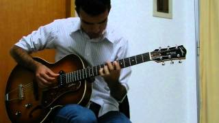 Jazz Theme on a Godin 5th Avenue [upl. by Jefferey236]