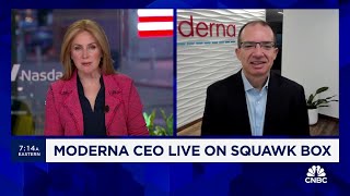 Moderna CEO on vaccines pipeline Investing aggressively to bring important medicine to patients [upl. by Aicilihp]