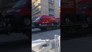 Treni merci con furgoni fiat Ducato [upl. by Daye]