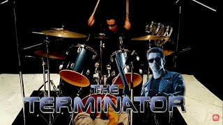 The Terminator movie theme Drum Cover by Alaa A R [upl. by Rudolph252]