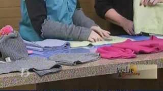 CraftSanity on TV Creative uses for old wool sweaters [upl. by Atnauq]