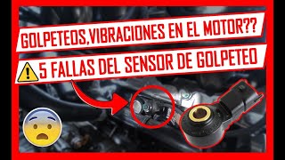 🔴5 FALLAS Del SENSOR De DETONACIÓN KNOCK SENSOR ESTO HARÁ Tu CARRO [upl. by Otcefrep]