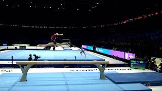 OU Yushan CHN2023 Artistic Worlds Antwerp BELQualificationsBalance Beam [upl. by Eillas]