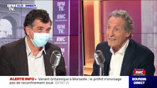 Arnaud Fontanet face à JeanJacques Bourdin en direct [upl. by Oicapot]