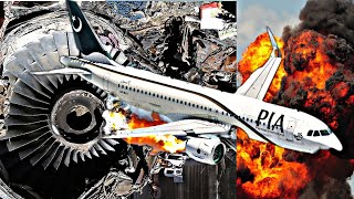 PIA flight 8303 airplane crashed near karachi airport PIA crashed on 22 may 2020 [upl. by Werdma660]