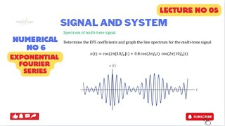 Compute amp draw the signal of cos10wt08coswtcost10wt  lecture 5  Exponential Fourier series [upl. by Yram395]