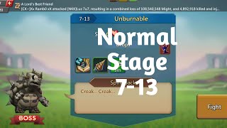 Lords mobile normal stage 713 f2pUnburnable normal stage 713 [upl. by Lilith970]