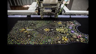 Sequin Embroidery SHOW FORTEVER [upl. by Ailisab212]