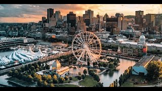 MONTREAL OLD PORT WATERFRONT PLUS FERRIS WHEEL RIDE [upl. by Norabel505]