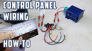 Control Panel Wiring with LEDs  How To  Model Railroads [upl. by Alveta]