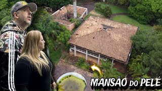 Inacreditável MAIS UMA MANSÃO ABANDONADA do REI PELÉ 🏰 [upl. by Irtimed]