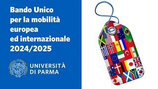 Presentazione del nuovo Bando Unico per la mobilità europea ed internazionale 20242025 [upl. by Arianne825]