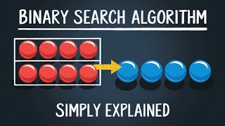 Binary search Algorithm  Simple Explanation [upl. by Omlesna]