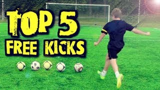 TOP 5 Free Kicks of the WEEK 14 ⚽ 2012 by f247 [upl. by Bellina]