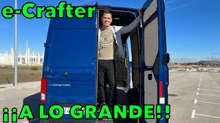 Volkswagen e Crafter MOVILIDAD ELÉCTRICA A LO GRANDE Review furgón eléctrico en español MOTORK [upl. by Cris466]