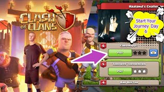 Haalands Challenge Day 6 CardHappy Sequence 6 Clash of clans [upl. by Stochmal188]