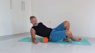 Foam rolling  myofascial release lower back Quadratus Lumborum  QL [upl. by Sanez]