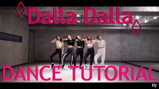 ITZY「DALLA DALLA」Dance Practice Mirror Tutorial SLOWED [upl. by Sebastien]