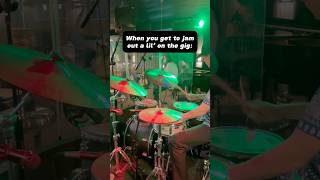 When you get to jam out on the gig🥁🤘🏻 jamming drumfill music shorts drumeo [upl. by Cirre]