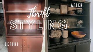 Decorating with Thrift Store Finds  How I Style My Thrifted Home Decor [upl. by Nettirb]