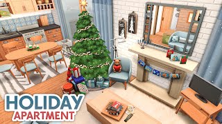 Holiday Apartment 🎄 🕎 The Sims 4 Speed Build Apartment Renovation [upl. by Sinegold402]