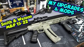 Smith amp Wesson MampP 1522 🛠️ Upgrades amp Mods w Links rifle optic upgrade [upl. by Ailedo]