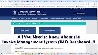 All You Need to Know About the Invoice Management System IMS Dashboard [upl. by Nyrak]