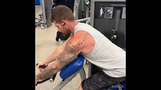 Machine Tricep Extension bodybuilding triceps workout [upl. by Arbma10]