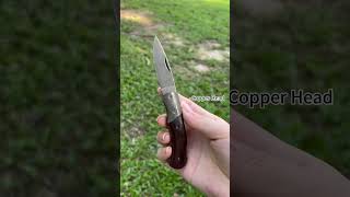 SunlongKnives Damascus Steel Blade Folding Knives with Naturel wood Handle [upl. by Nylitak41]