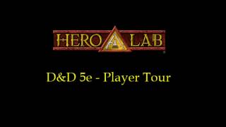 Hero Lab  DampD5e Player Tour [upl. by Nevetse]