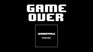 Undertale  Determination Game Over Theme 3dB loop [upl. by Esinev]