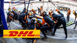 DHL Fastest Pit Stop Award 2024 Belgian GP McLaren  Oscar Piastri [upl. by Atiuqnahs]