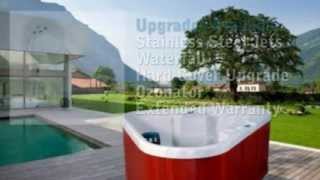 3 Person Hot Tub Corner Spa Riviera by QCA Spas on Spa Sauna Direct [upl. by Treacy]