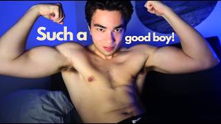 ASMR quotSuch A Good Boyquot Praise amp Muscle Flexing Triggers [upl. by Quintessa879]