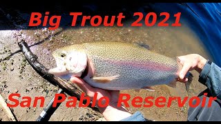 First rainbow trout trip of 2021 San Pablo reservoir [upl. by Amikehs]