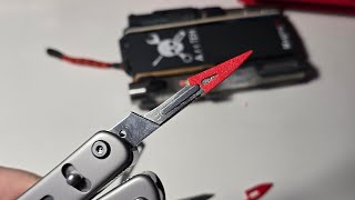 Scalpel blades in multitools [upl. by Ahtabbat]