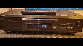 SONY CDP XE330 high fidelity cd player test [upl. by Armat]