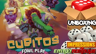 Cubitos Fowl Play  Unboxing amp Impressions by Epitrapaizoumegr [upl. by Dupin]