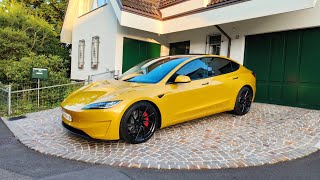 Model 3 performance highland Jaune  Bonnes vacances [upl. by Nannek]