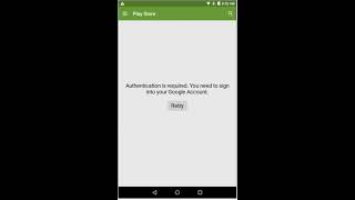 How to fix Google Play Authentication is required You need to sign into your Google Account [upl. by Fregger857]