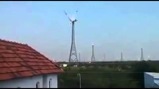 wind turbine collapse [upl. by Anotyad569]