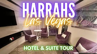 Harrahs Las Vegas  quotMountain Junior Executive Suitequot Room and Hotel Tour [upl. by Arta537]