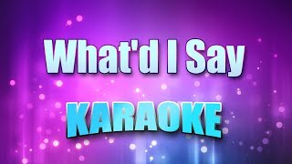 Charles Ray  Whatd I Say Karaoke amp Lyrics [upl. by Rosita]