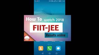 How to see FIITJEE results online on Android in Hindi  Talking Studies [upl. by Kovacs]