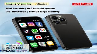 SOYES XS16 Mini Smart Phone 3GB RAM 64 ROM 4G LTE Android Review [upl. by Inej]