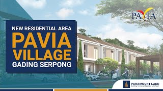 RUMAH DI GADING SERPONG  PAVIA VILLAGE  PARAMOUNT LAND [upl. by Whyte]